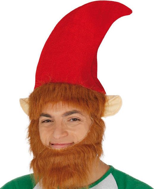 Cappello da elfo con barba