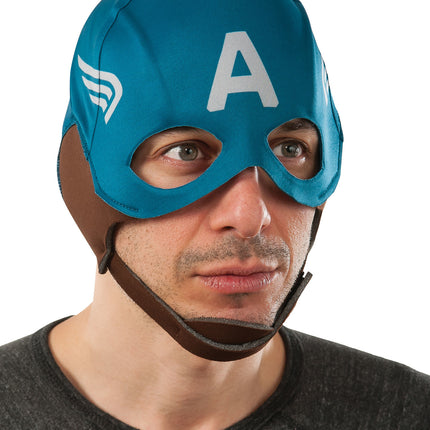 Maschera di Capitan America blu