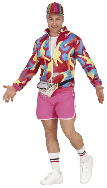 Costume Neon 80S da uomo colorato