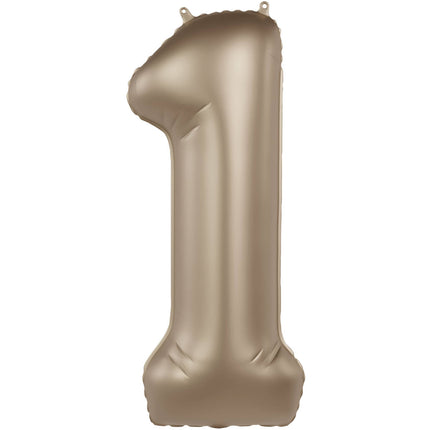 Palloncino 1 Anno Figura Oro 86cm