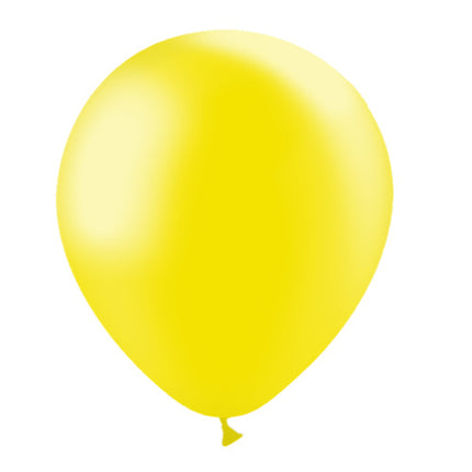 Palloncini giallo chiaro metallizzati 30cm 50pz