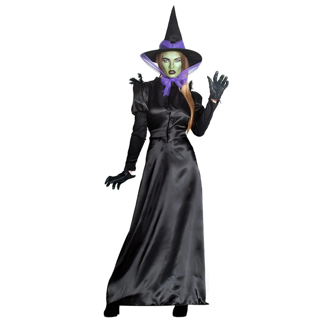 Costume Halloween Strega Donna 2 pezzi