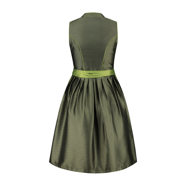 Abito Dirndl verde scuro Oktoberfest Donna 2 Pezzi