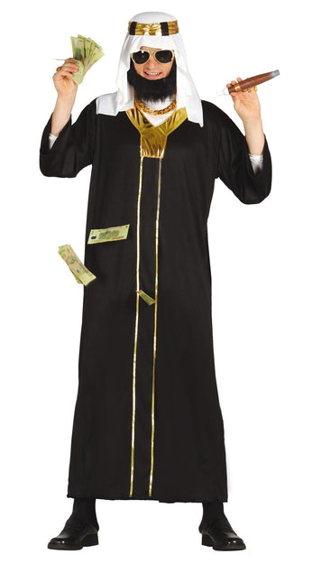 Costume da sceicco uomo nero