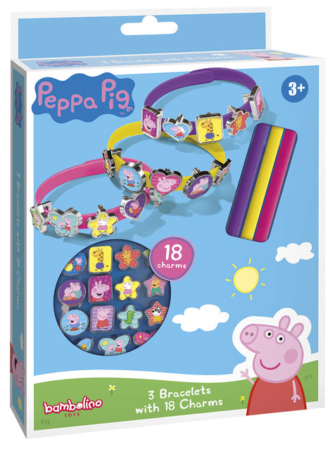 Braccialetti di Peppa Pig da realizzare