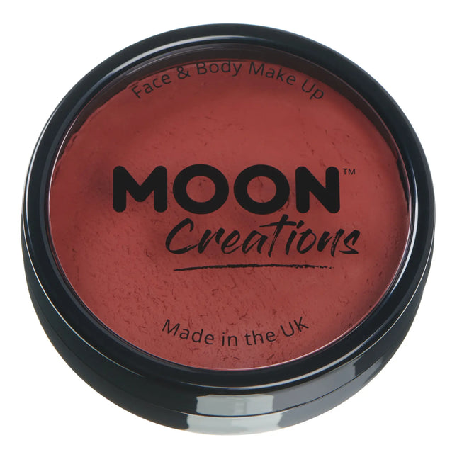 Moon Creations Pro Face Paint Cake Pots Rosso Scuro 36g