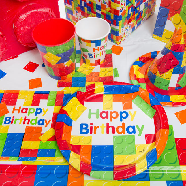 Piatti Lego Buon Compleanno 23 cm 8 pezzi