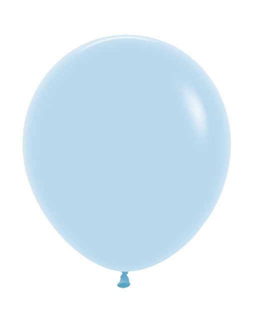 Palloncini blu opaco pastello 45 cm 25 pezzi