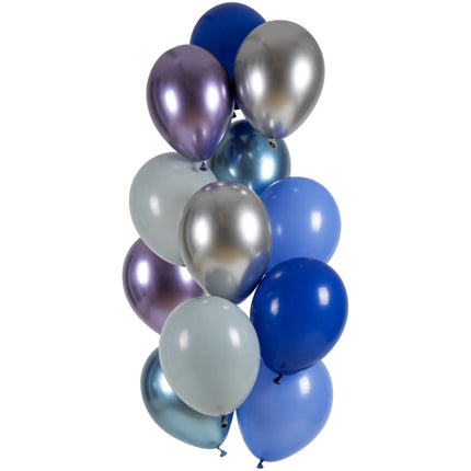 Set di palloncini blu 33cm 12pz