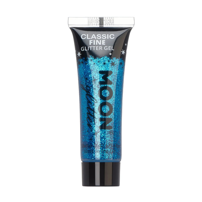 Moon Glitter Classic Fine Glitter Gel Blu 12ml