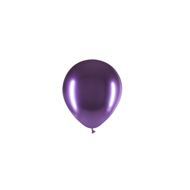 Palloncini viola cromo 13cm 100pz