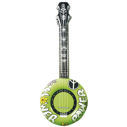 Hippie 60S Finto Banjo Verde Gonfiabile 1m