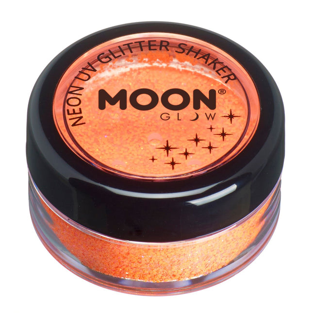 Moon Glow Neon UV Glitter Shakers Arancione 5g