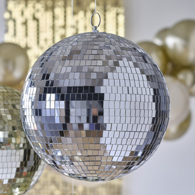 Discoball Party Argento 30cm