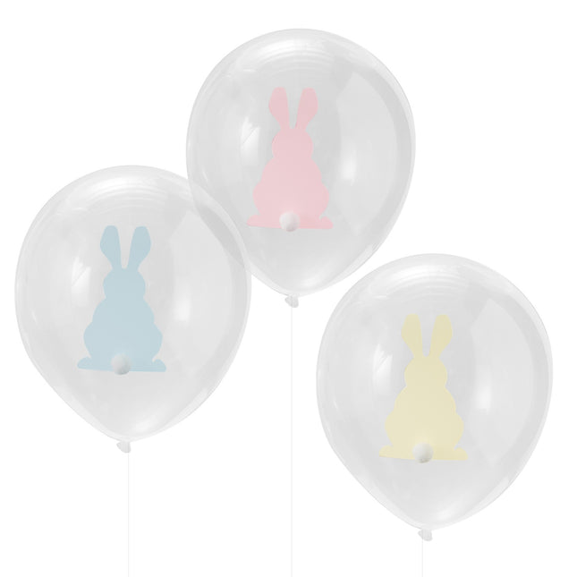 Palloncini Pasqua Coniglio 30cm 9pz