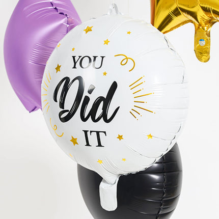 Palloncino ad elio You Did It vuoto 45 cm