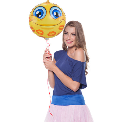 Palloncino ad elio Kisses 43cm vuoto