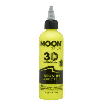 Moon Glow Vernice neon UV per tessuti 125ml Giallo intenso 125ml