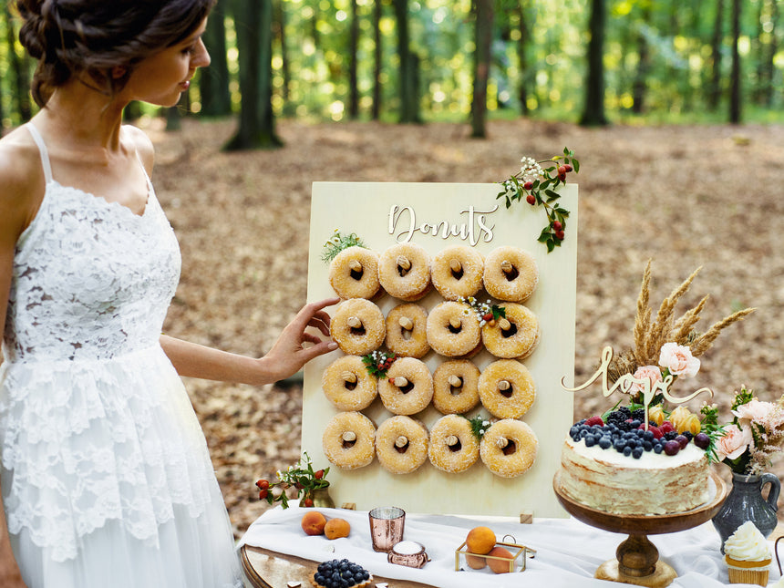 Cake topper Love Wood 16cm