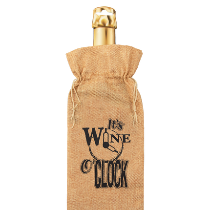 Borsa regalo Bottle Wine O'Clock 42cm