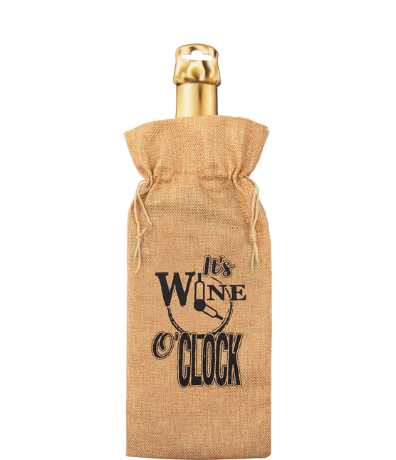 Borsa regalo Bottle Wine O'Clock 42cm