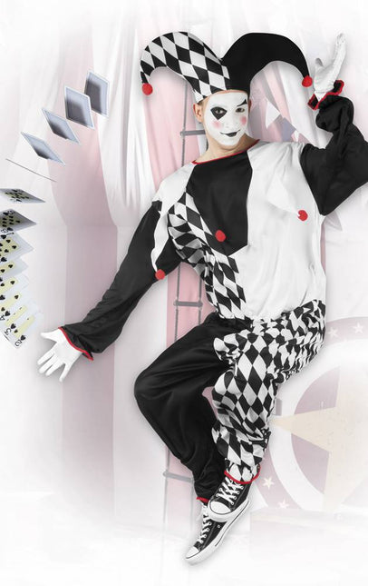 Costume da clown Giullare M/L