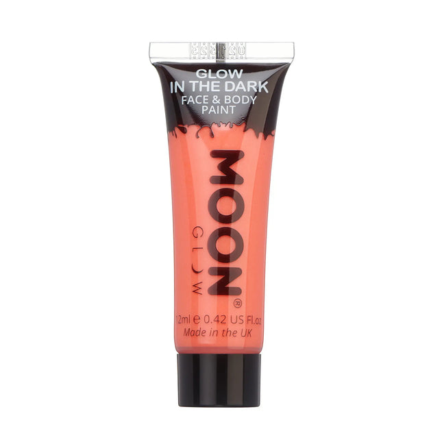 Moon Glow Vernice per il viso rossa che brilla nel buio 12ml