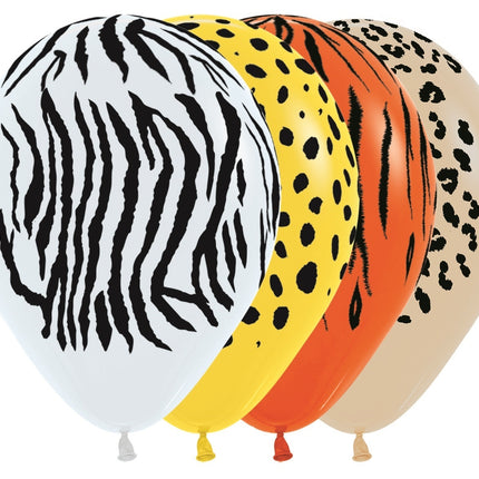 Palloncini Jungle Stripes Mix 30cm 25pz