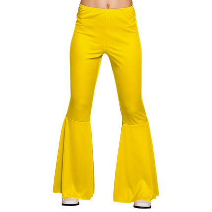 Pantaloni svasati Giallo M