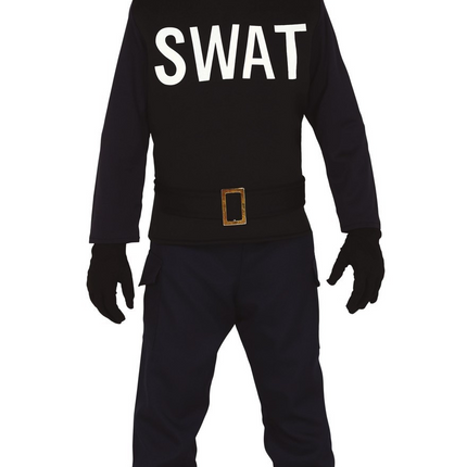 Bambino con tuta Swat