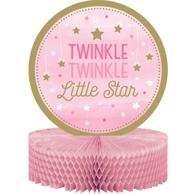 Nido d'ape rosa Twinkle Twinkle Little Star 23 cm