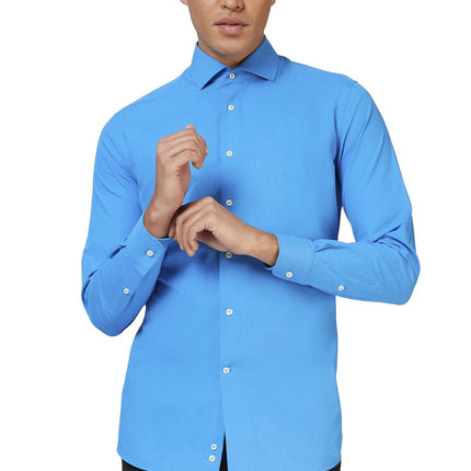 Camicia blu uomo OppoSuits