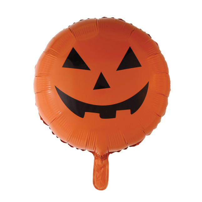 Palloncino ad elio Halloween Zucca 45 cm vuoto