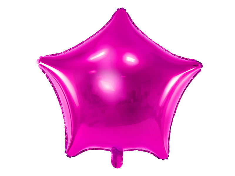 Palloncino ad elio Star Fucsia vuoto 48 cm