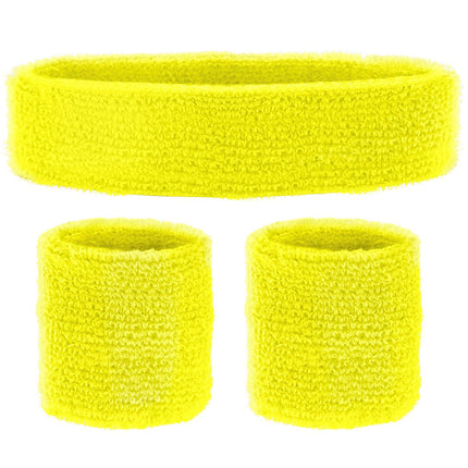 Fasce elastiche giallo neon 2 pezzi