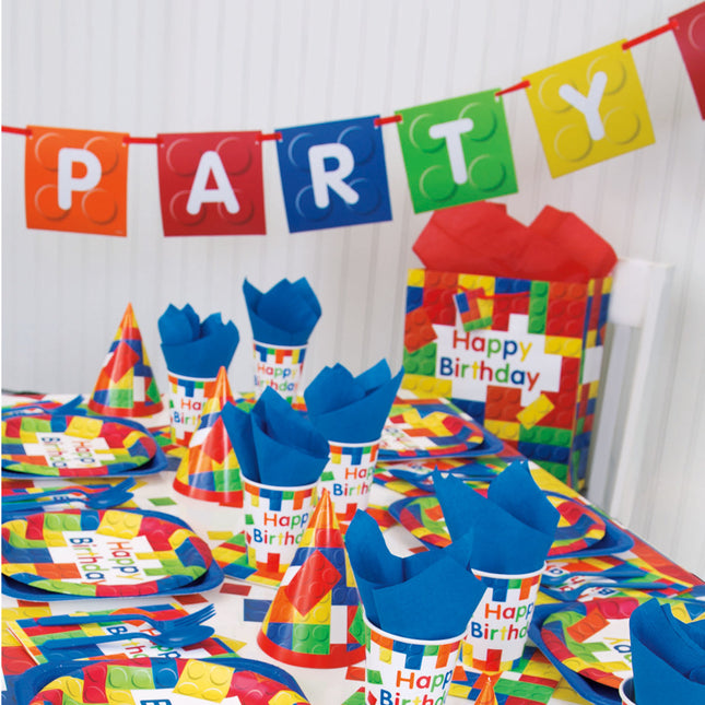 Ghirlanda di lettere Lego Party Time 1,83 m