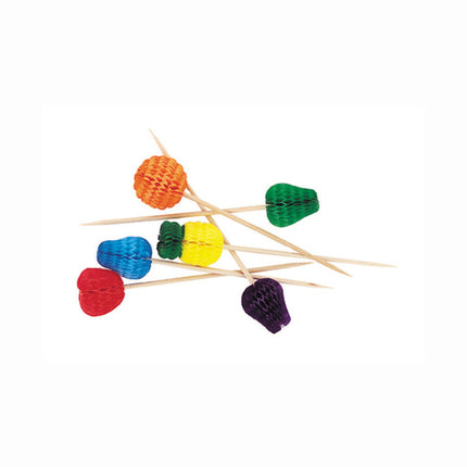 Bastoncini da cocktail Frutta 10,2cm 50pz