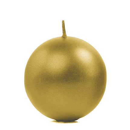 Candele a globo Oro Metallizzato 6cm 10pz