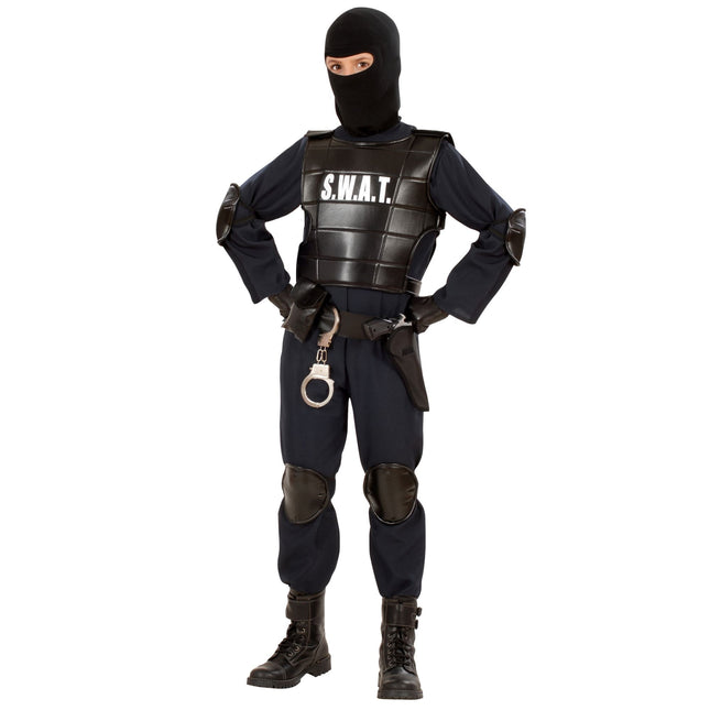 Costume da poliziotto ragazzo nero Swat