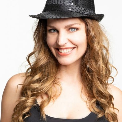 Cappello Glitter Nero