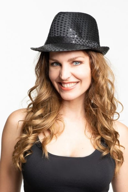 Cappello Glitter Nero