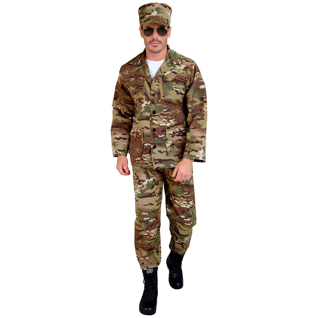 Costume da uomo dell'esercito 3 pezzi