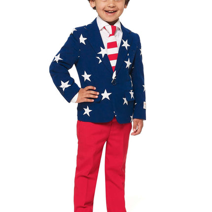 Tuta USA a stelle e strisce Ragazzo OppoSuits