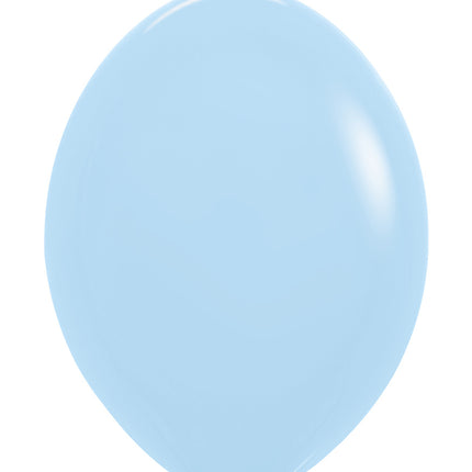 Palloncini blu opaco pastello 30cm 50pz