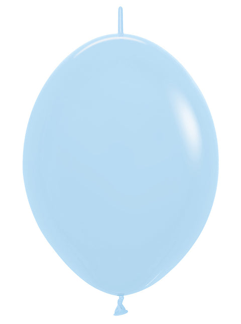 Palloncini blu opaco pastello 30cm 50pz