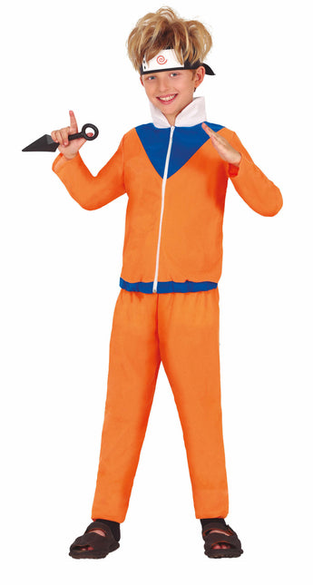 Costume da Ninja bambino arancione