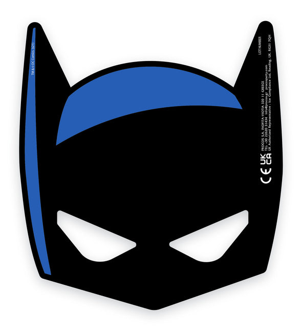 Maschere di Batman 6 pezzi