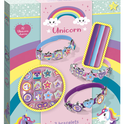 Braccialetti Unicorno/ Set per la creazione di ciondoli