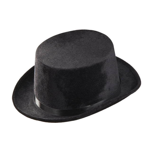 Cappello Nero Alto Nero