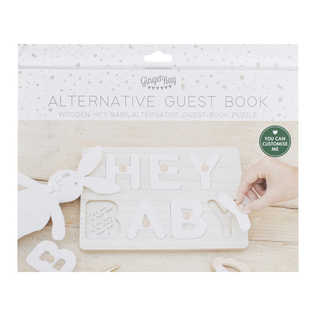 Libro degli ospiti Hey Baby Puzzle 12,2 cm